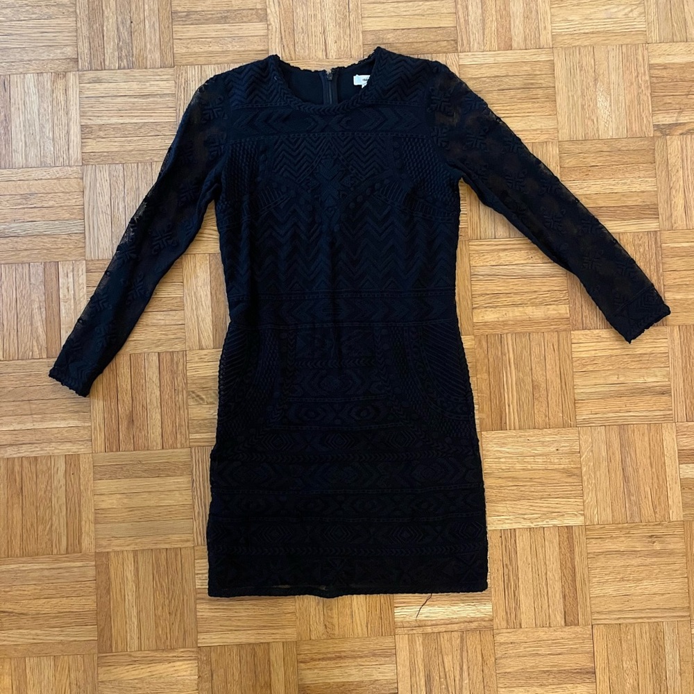 Isabel Marant Pour H&M Black Lace Bodycon Dress LBD